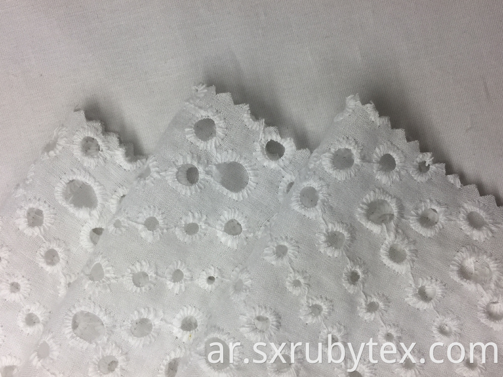 Cotton Voile Solid Fabric Embroidery